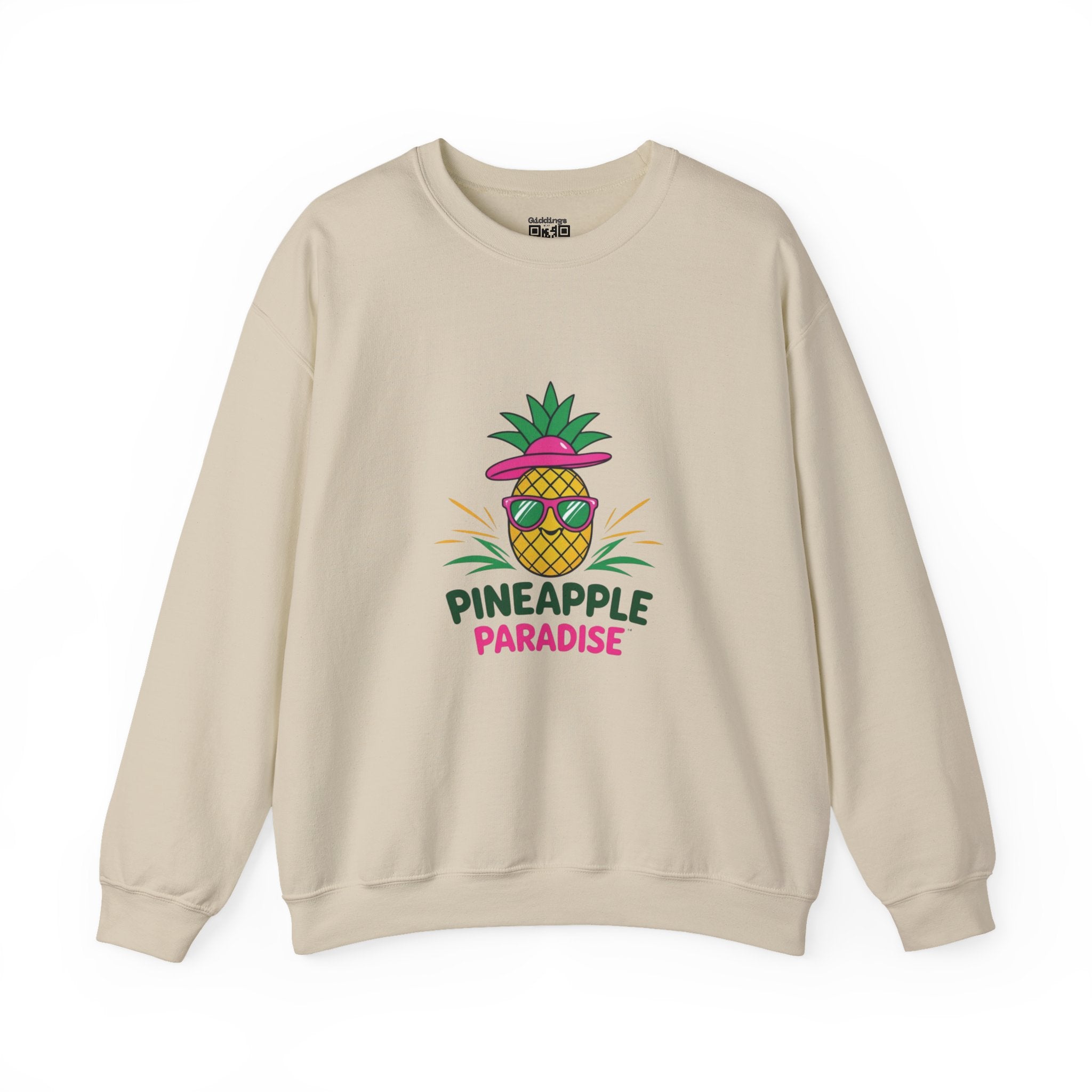Pineapple Paradise Crewneck Sweatshirt — Tropical Pineapple Graphic