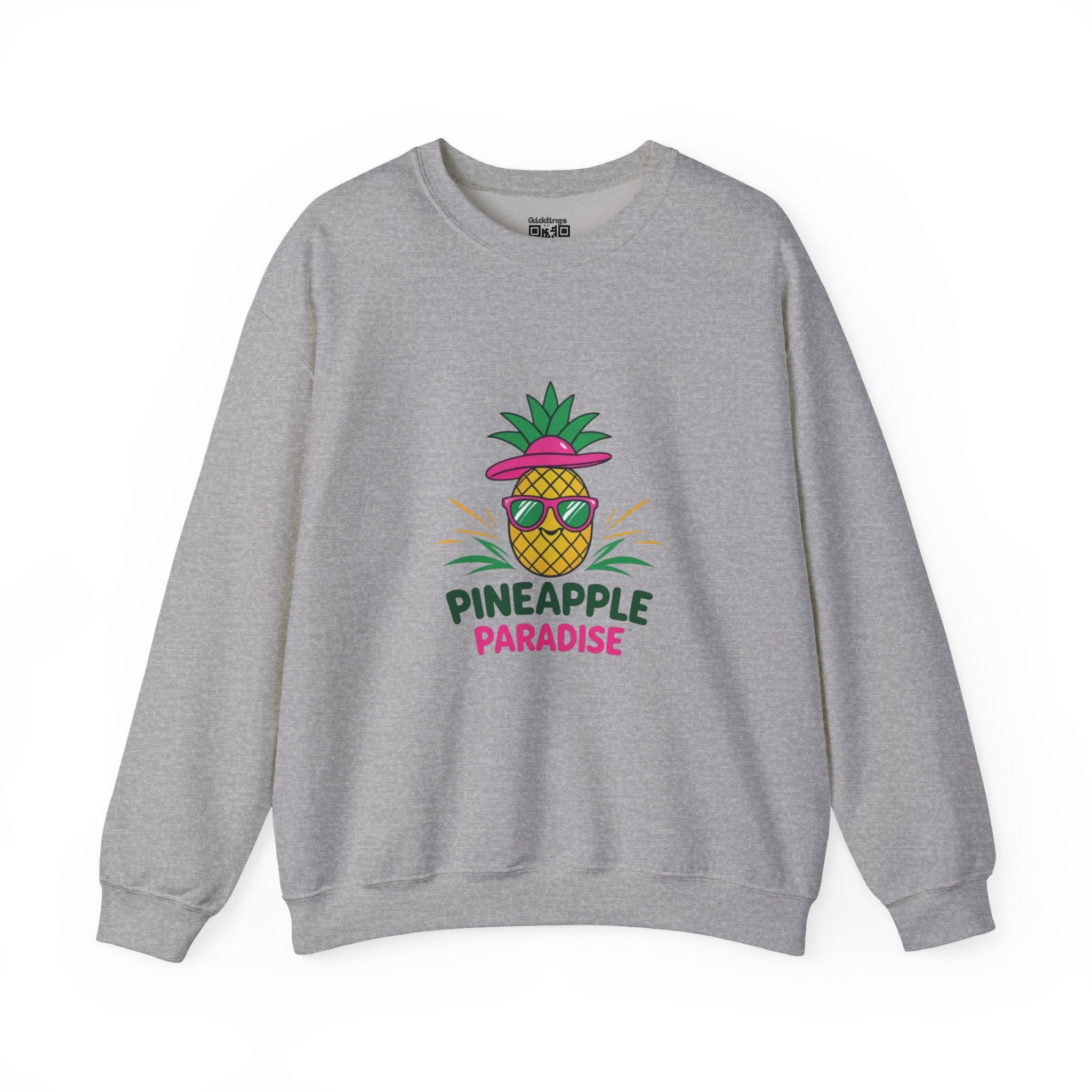 Pineapple Paradise Crewneck Sweatshirt — Tropical Pineapple Graphic