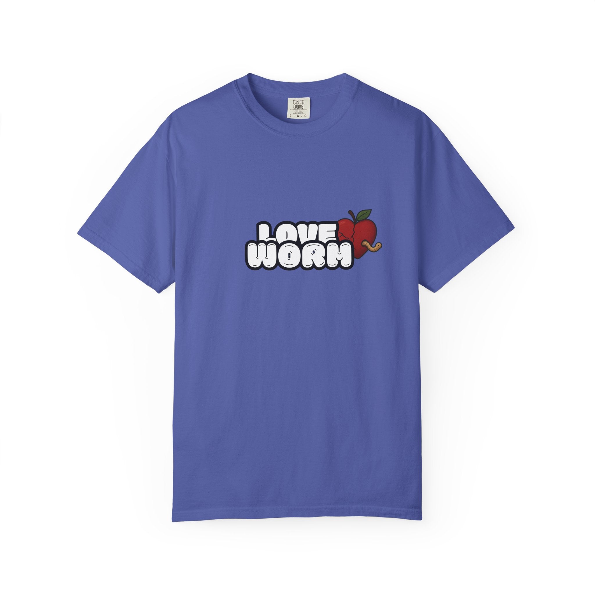 Love Worm T-Shirt — Cute Apple Cartoon Graphic Tee