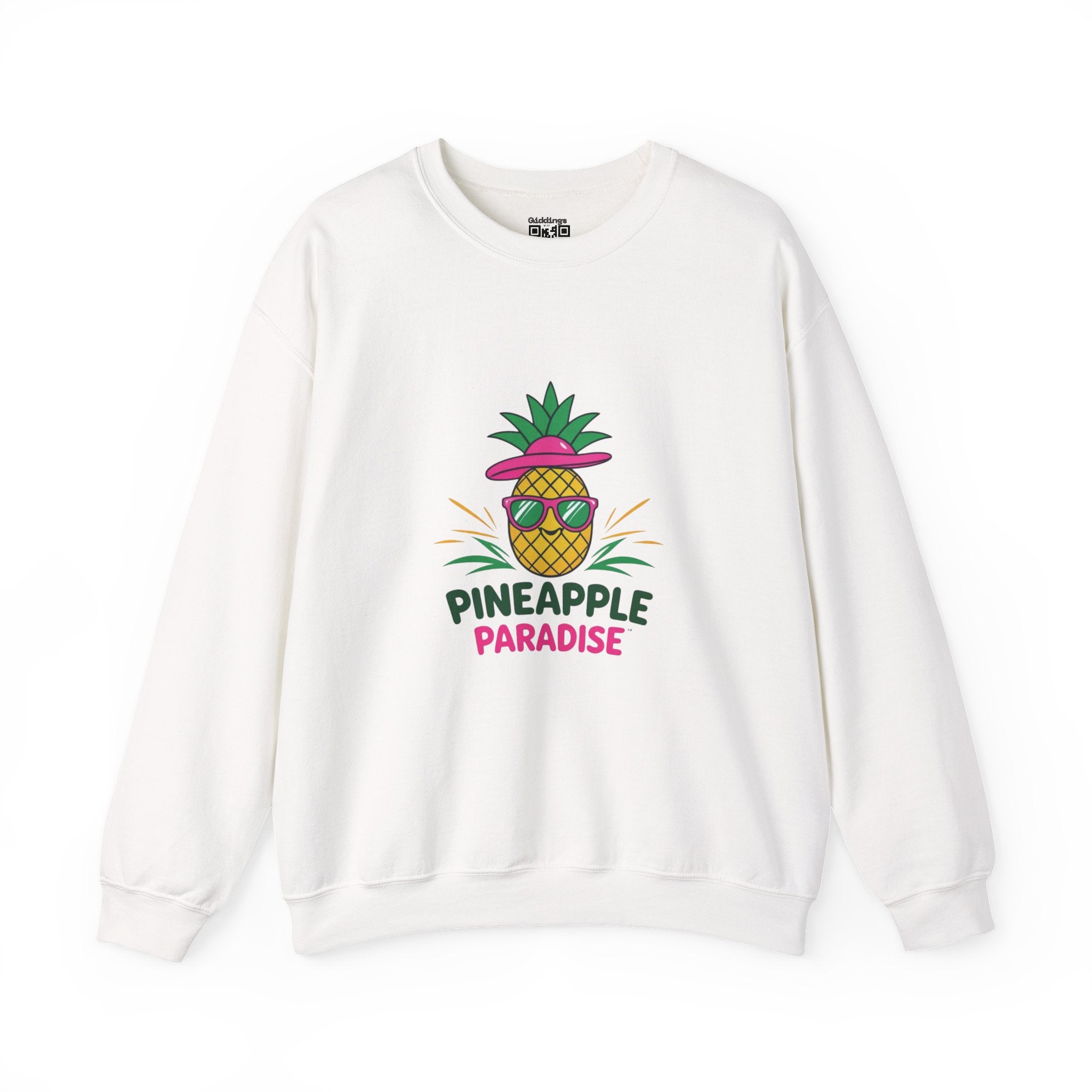 Pineapple Paradise Crewneck Sweatshirt — Tropical Pineapple Graphic
