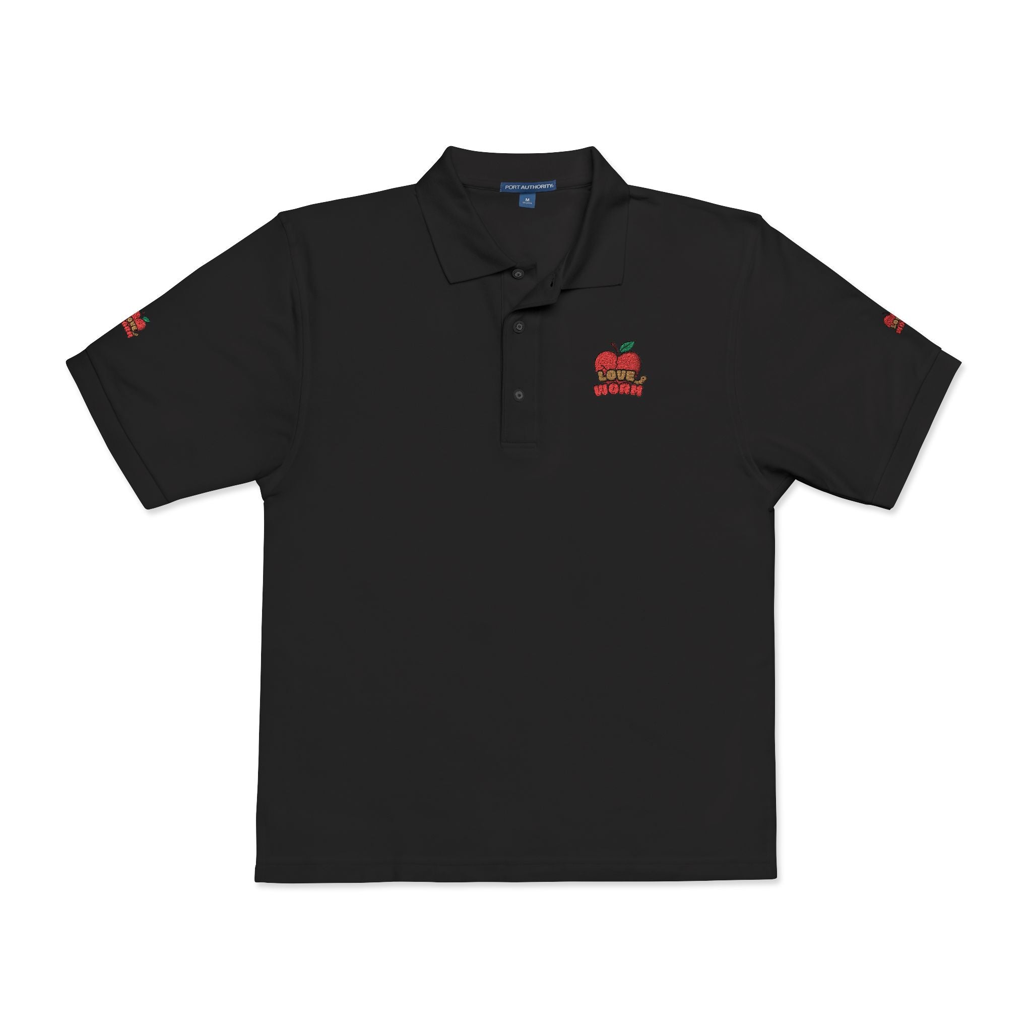 Embroidered Apple Logo Polo Shirt – Teacher Appreciation & School Spirit