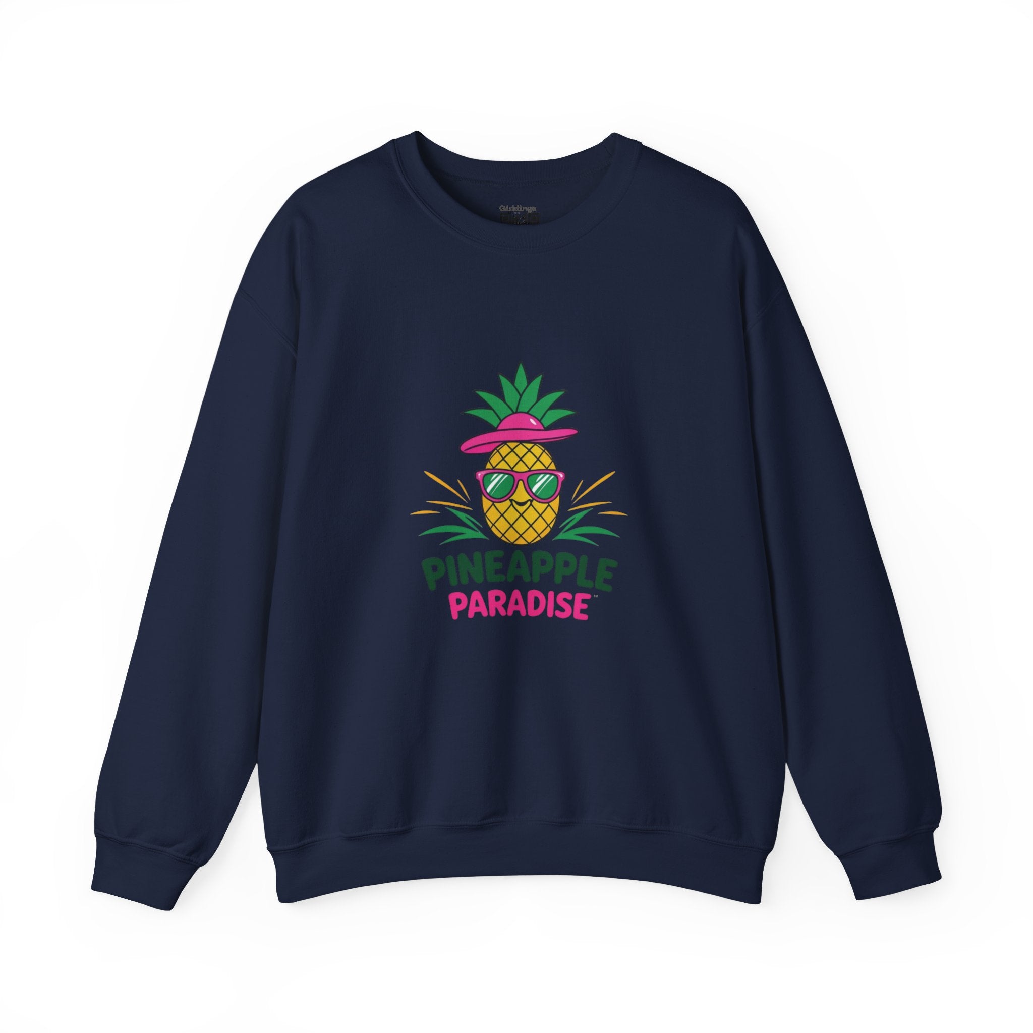 Pineapple Paradise Crewneck Sweatshirt — Tropical Pineapple Graphic