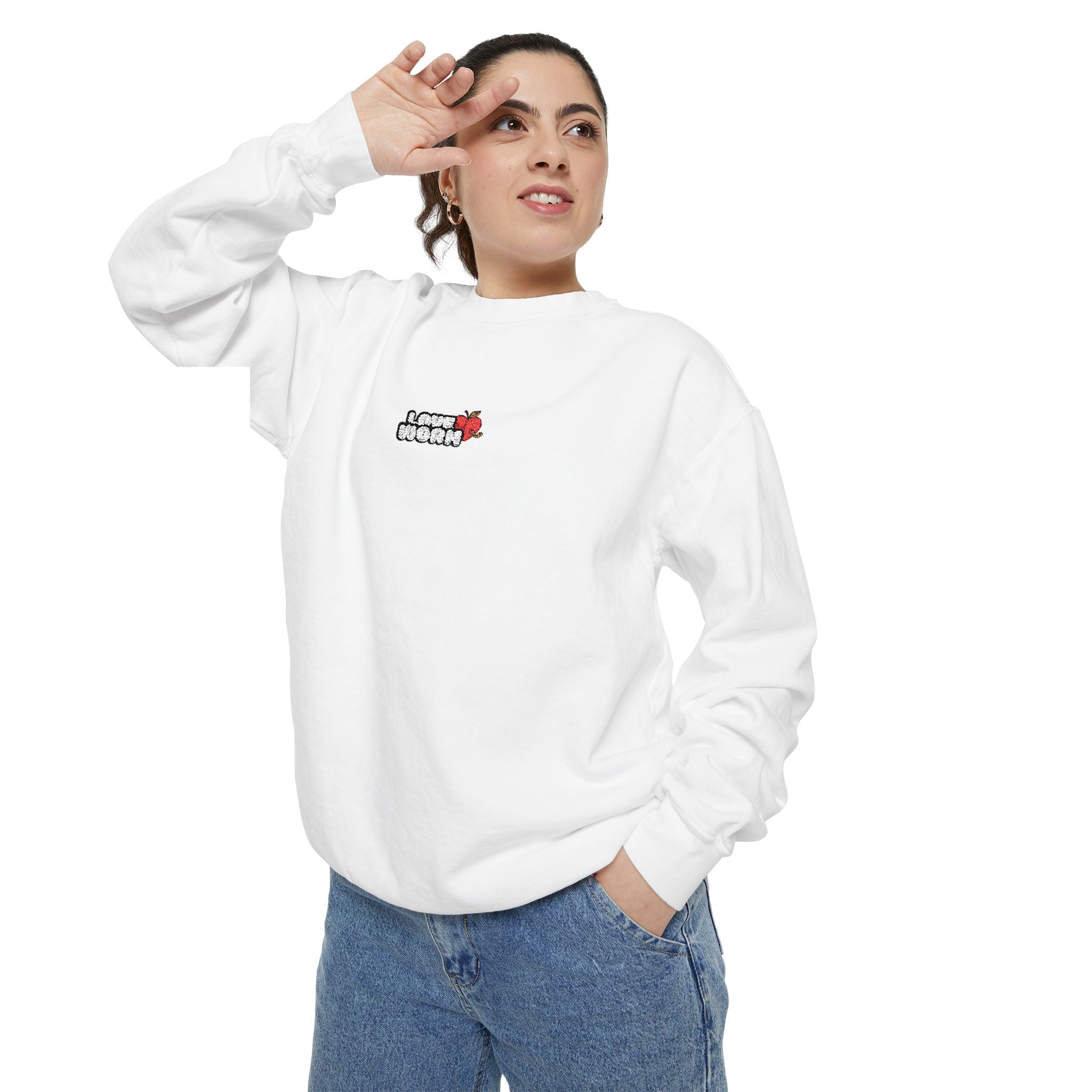 Graphic Sweatshirt — Love Worm Logo Crewneck