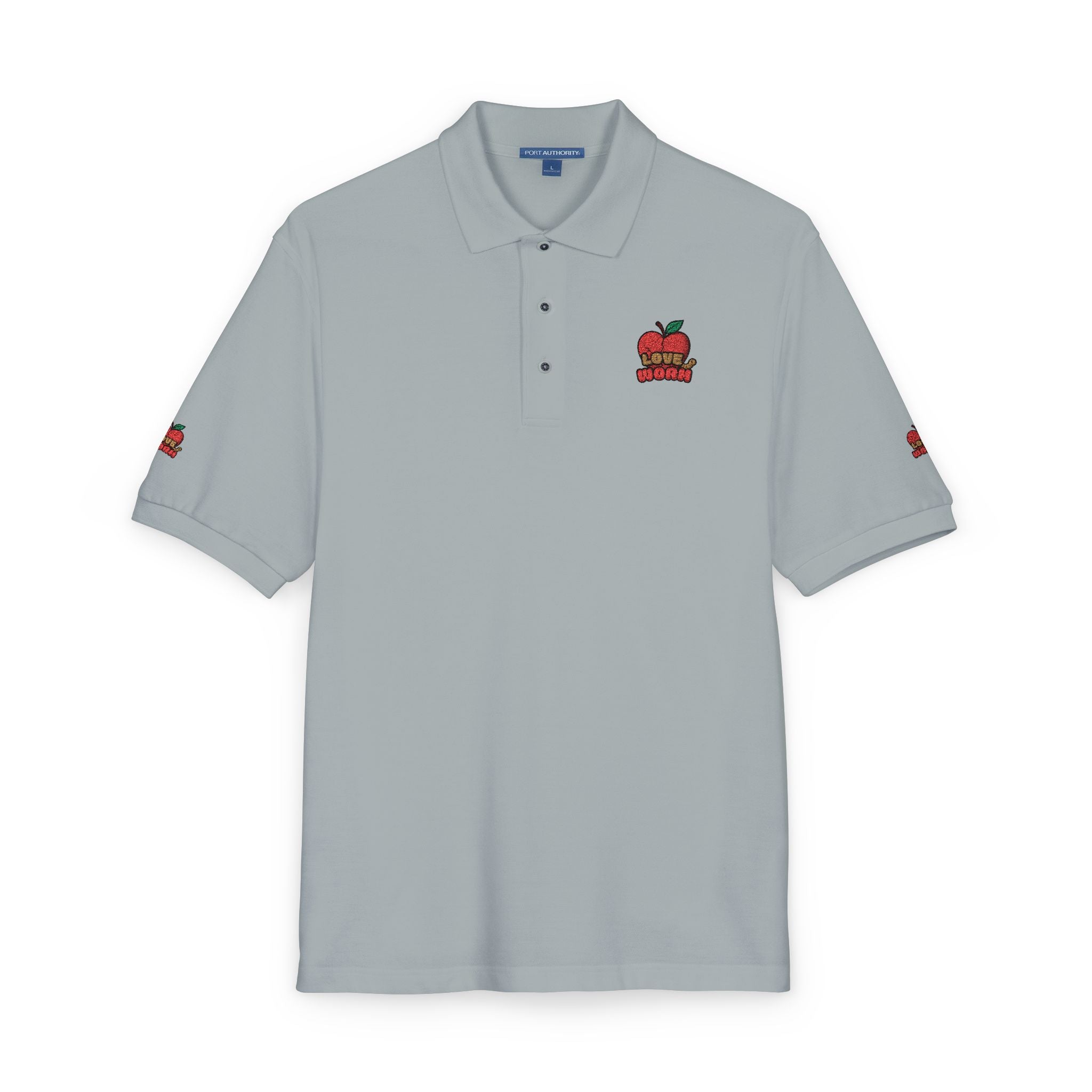 Embroidered Apple Logo Polo Shirt – Teacher Appreciation & School Spirit
