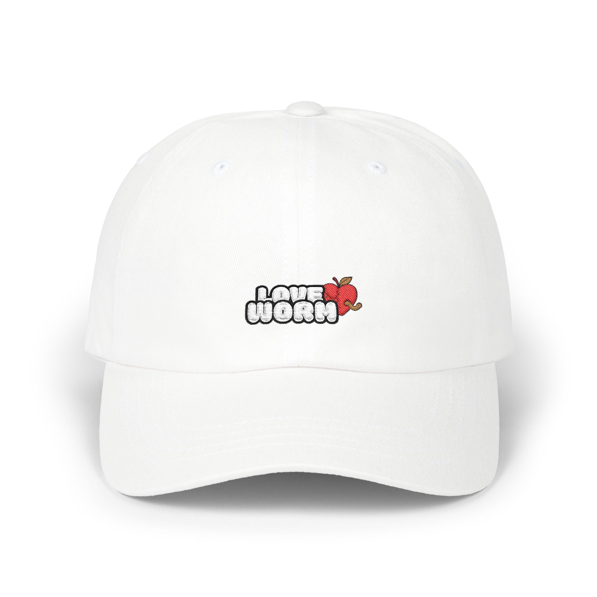 I Love Worm " (Embroidered) Baseball Hat