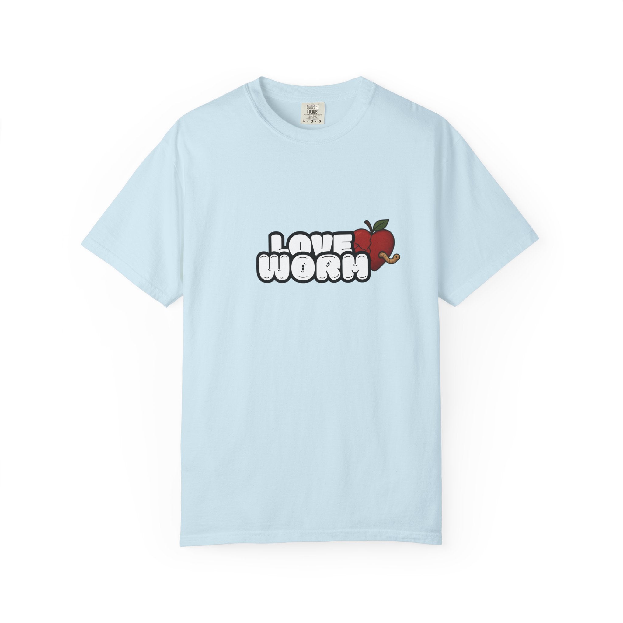 Love Worm T-Shirt — Cute Apple Cartoon Graphic Tee
