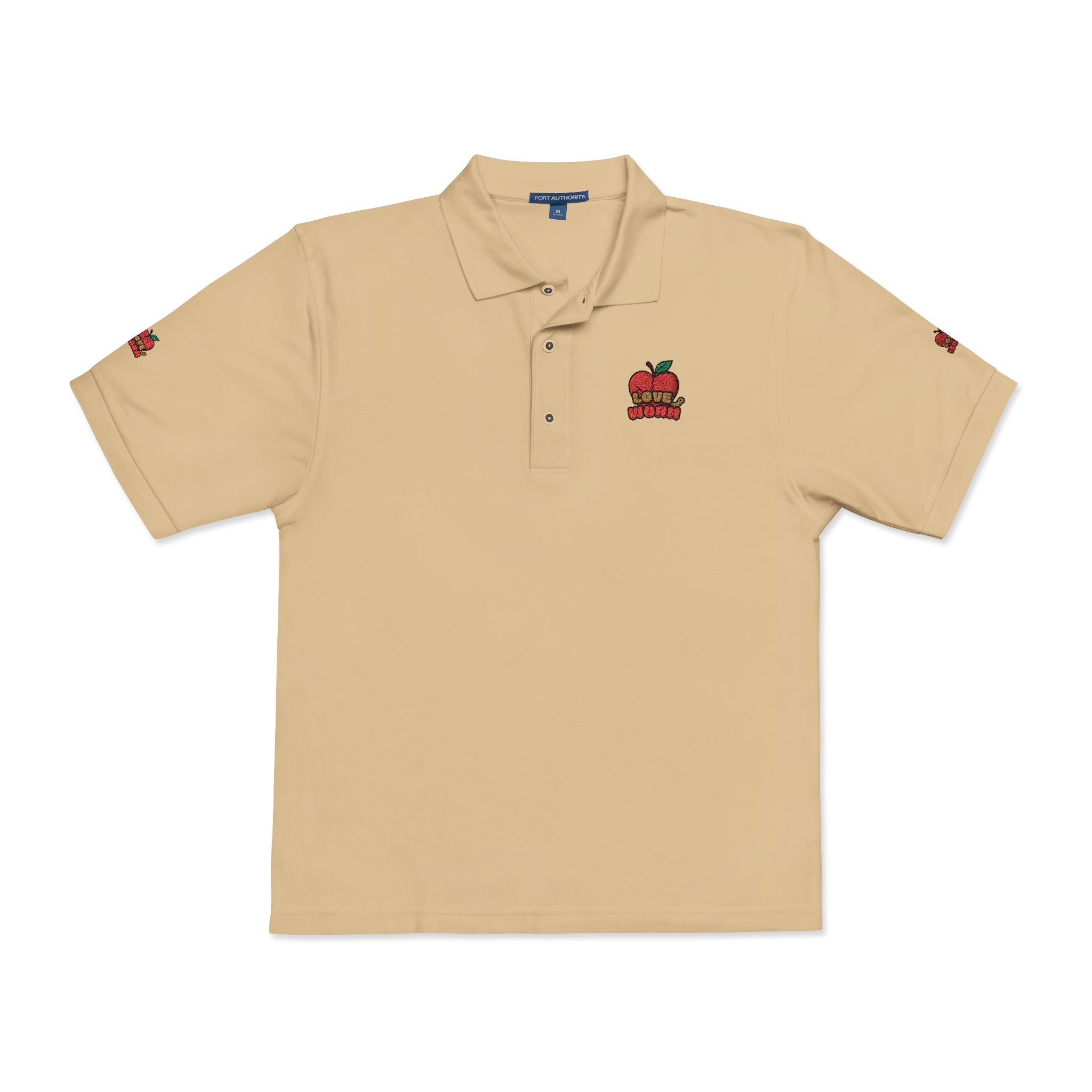 Embroidered Apple Logo Polo Shirt – Teacher Appreciation & School Spirit