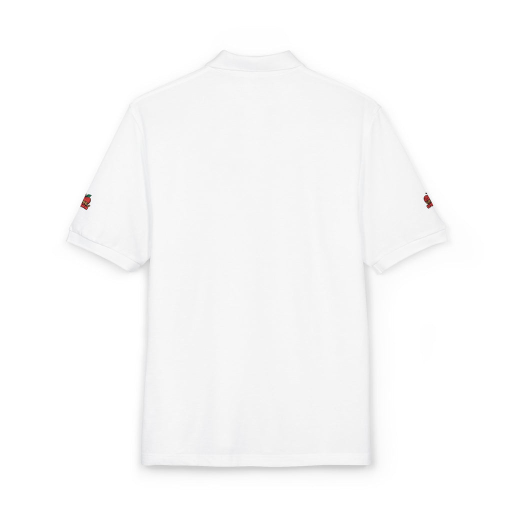 Embroidered Apple Logo Polo Shirt – Teacher Appreciation & School Spirit