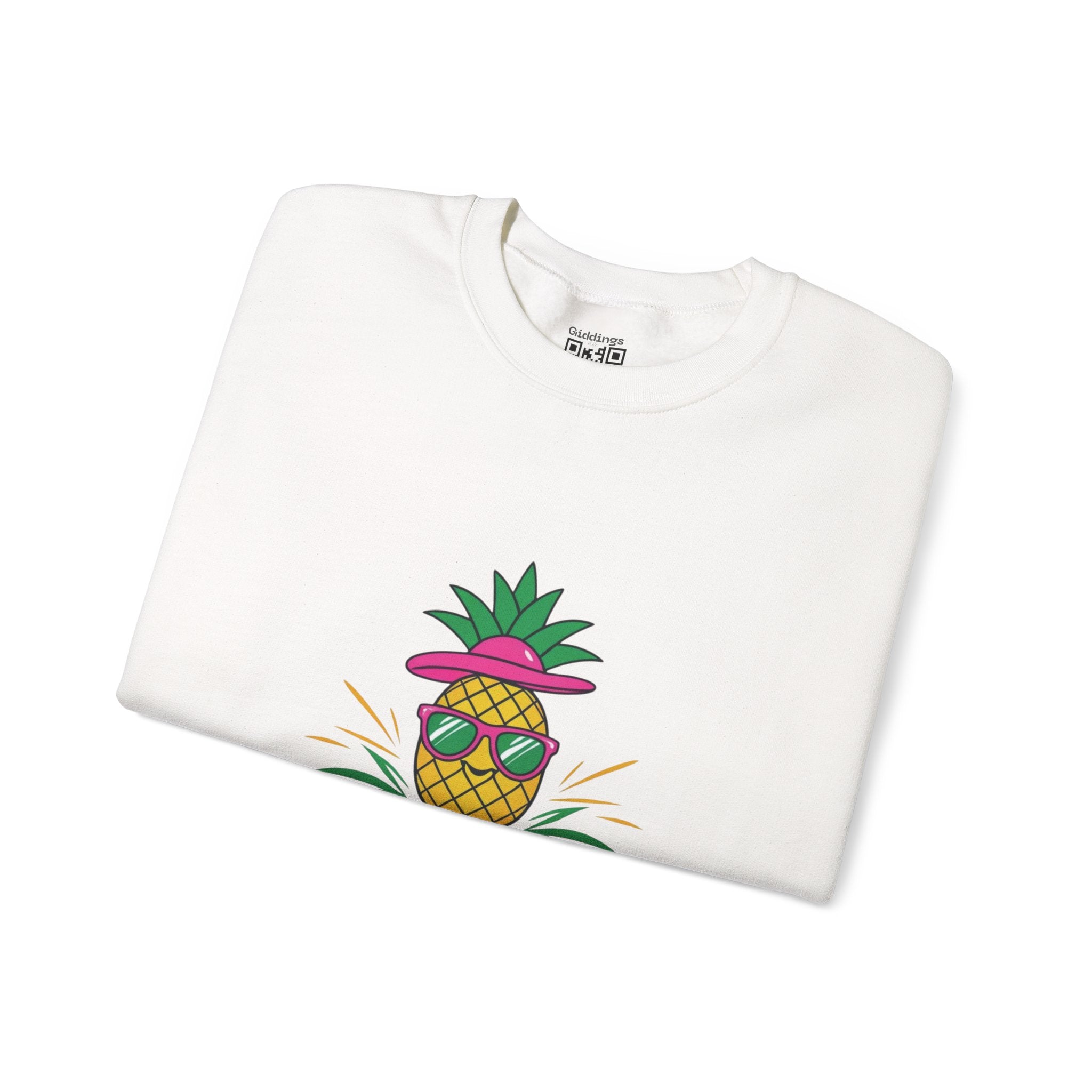 Pineapple Paradise Crewneck Sweatshirt — Tropical Pineapple Graphic