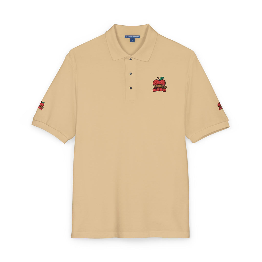 Embroidered Apple Logo Polo Shirt – Teacher Appreciation & School Spirit