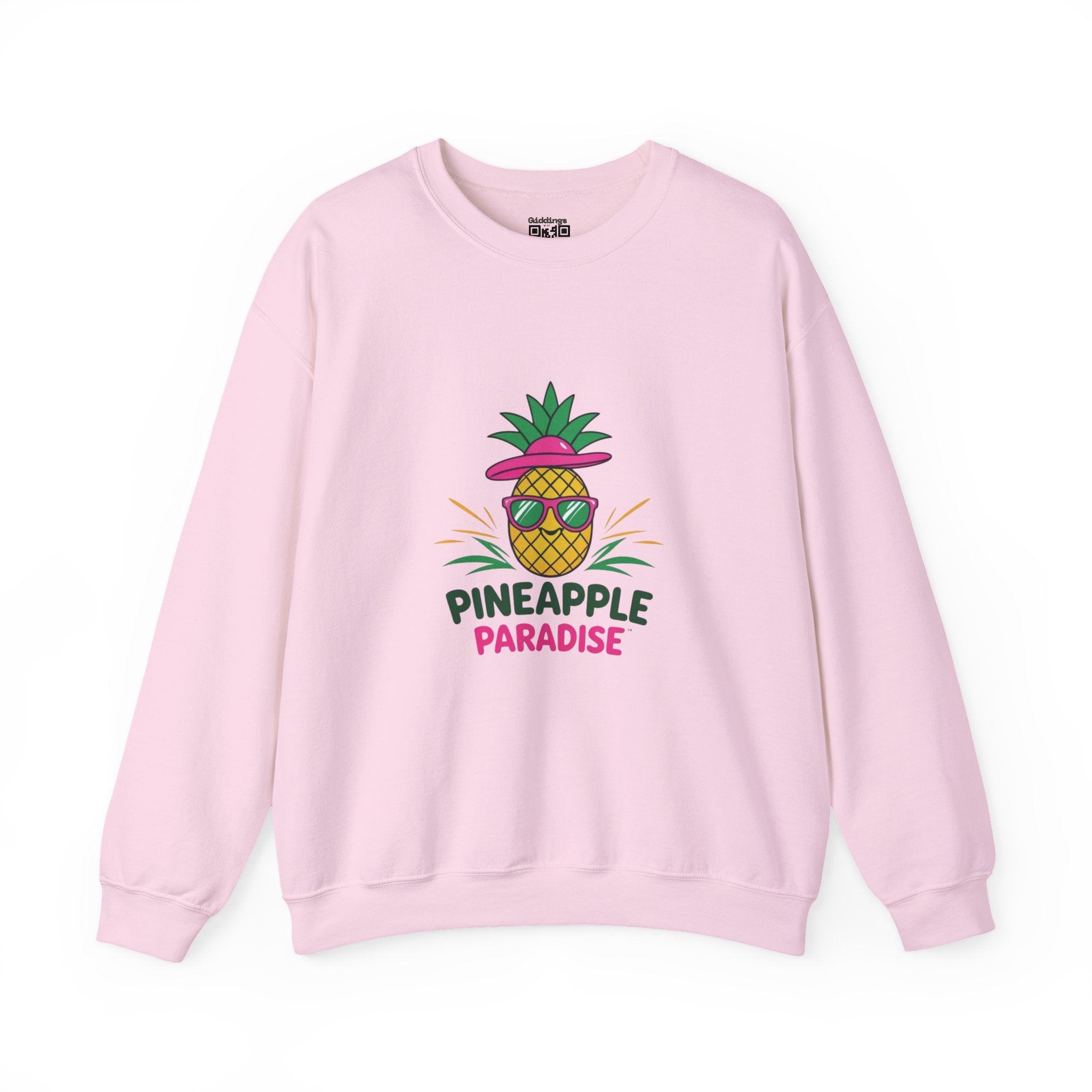 Pineapple Paradise Crewneck Sweatshirt — Tropical Pineapple Graphic