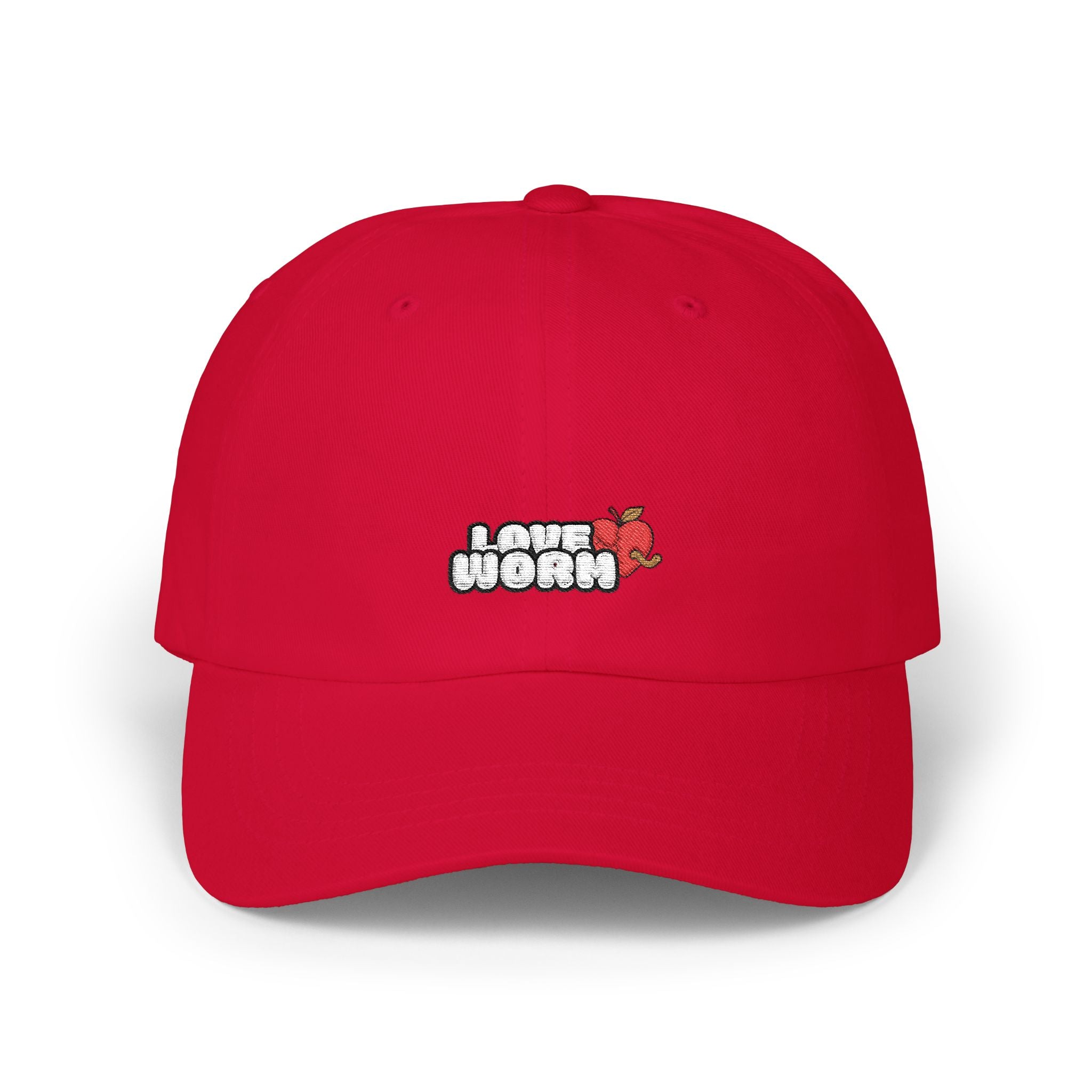 I Love Worm " (Embroidered) Baseball Hat