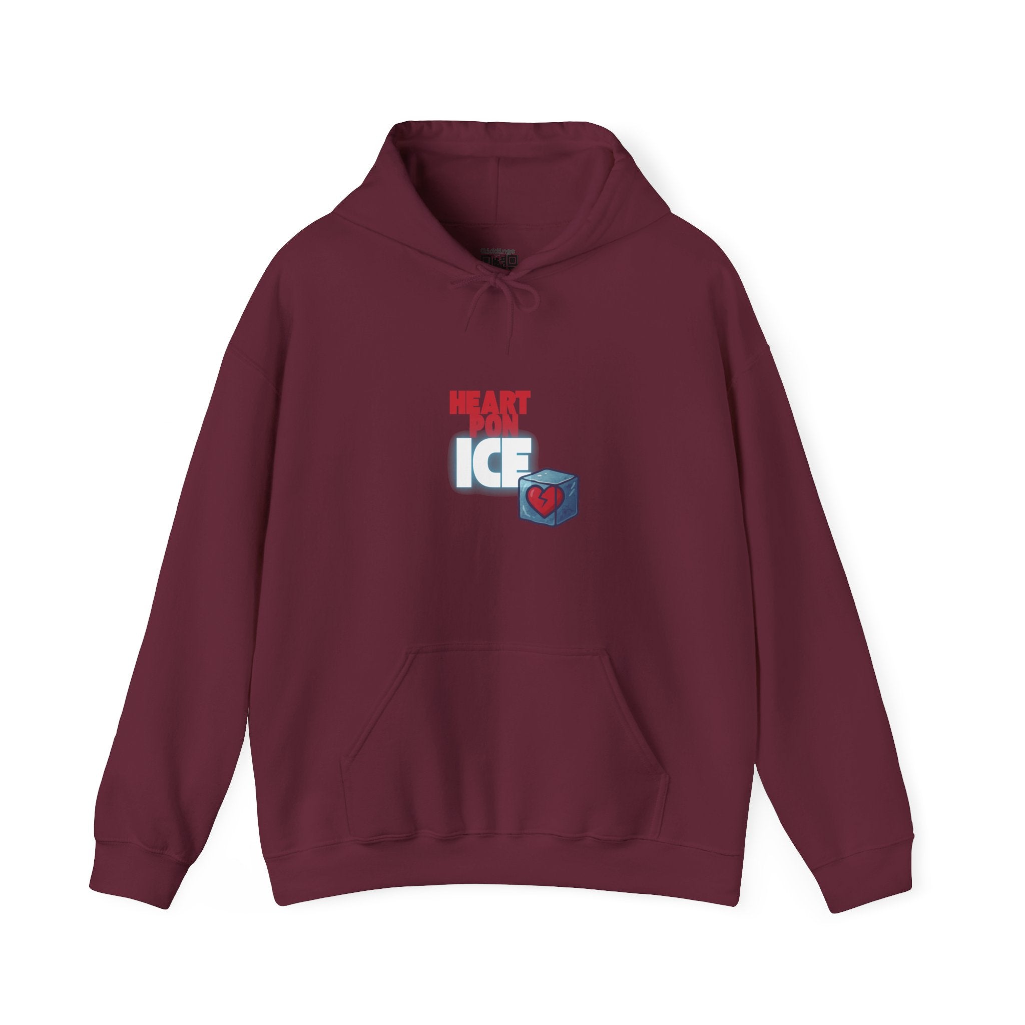 (HEART PON ICE)™ Hooded Sweatshirt