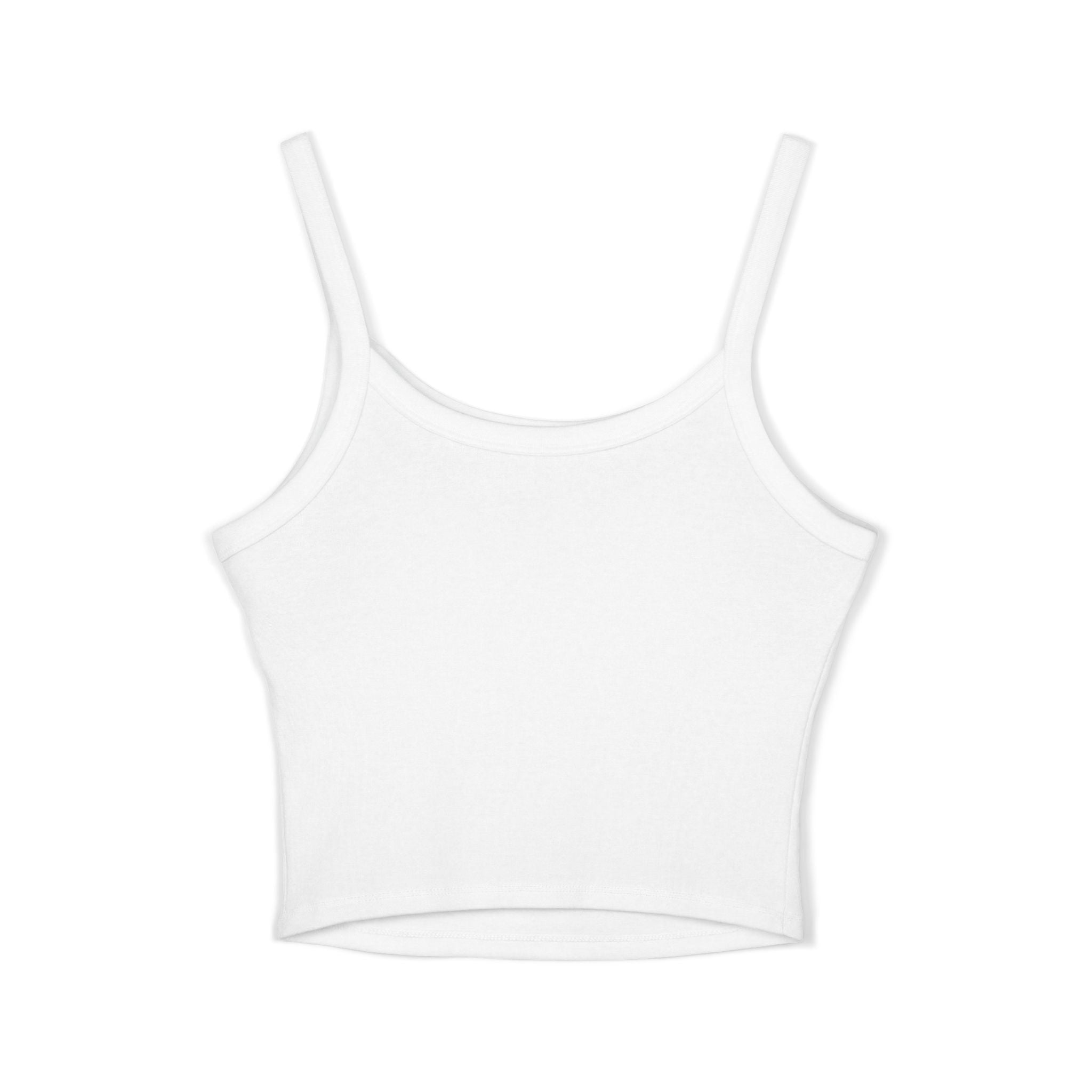 Apple Stack Crop Tank Top — Cute Minimal Teacher & Back-to-School Graphic