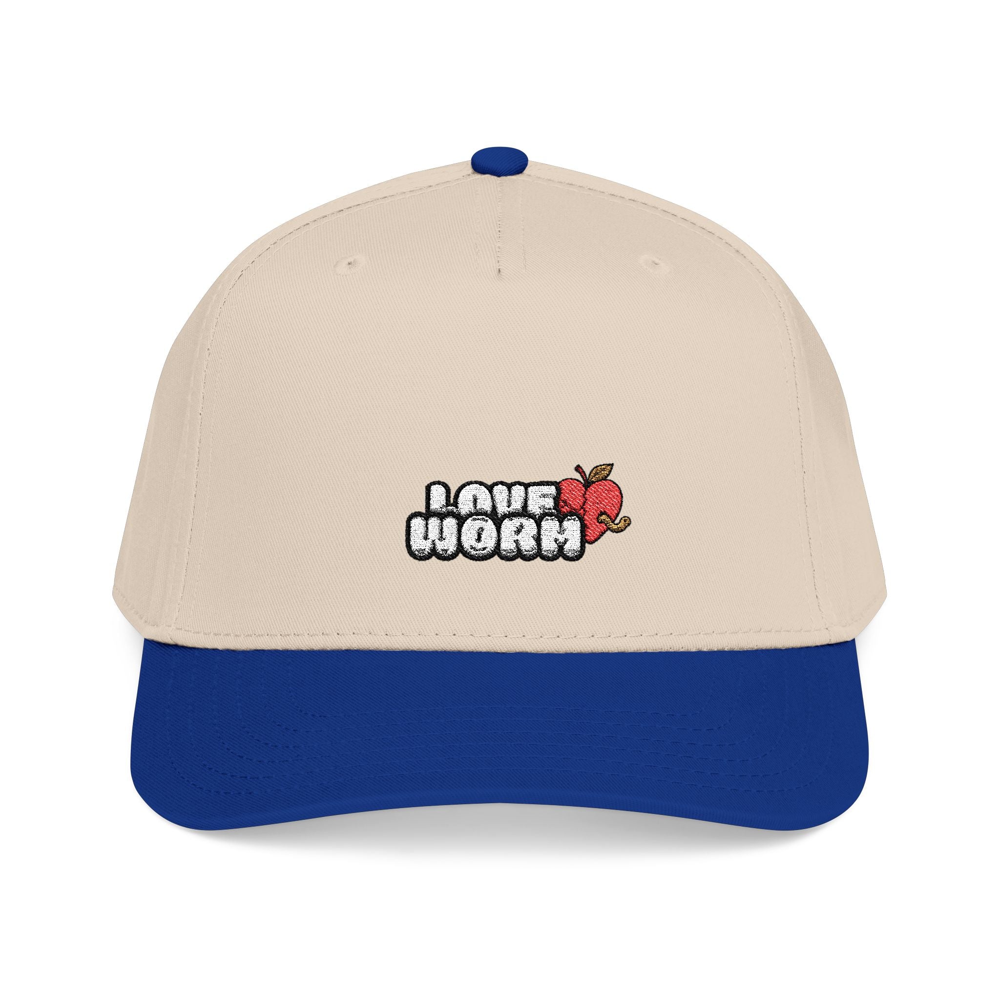 Love Worm Mid  Baseball Cap — 'I Love Nori' Sushi Graphic Hat