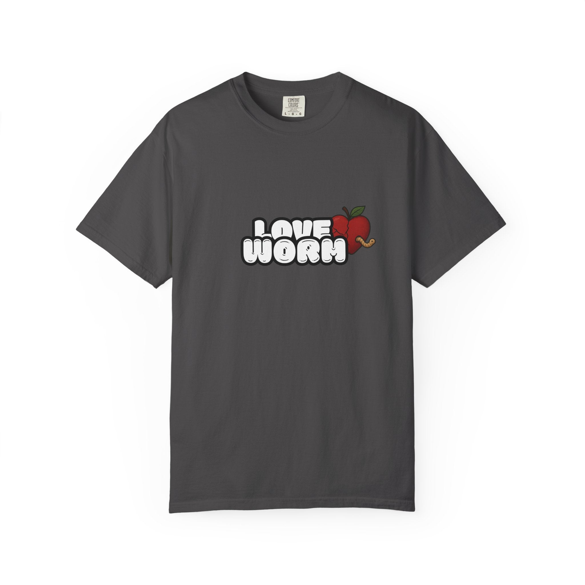 Love Worm T-Shirt — Cute Apple Cartoon Graphic Tee