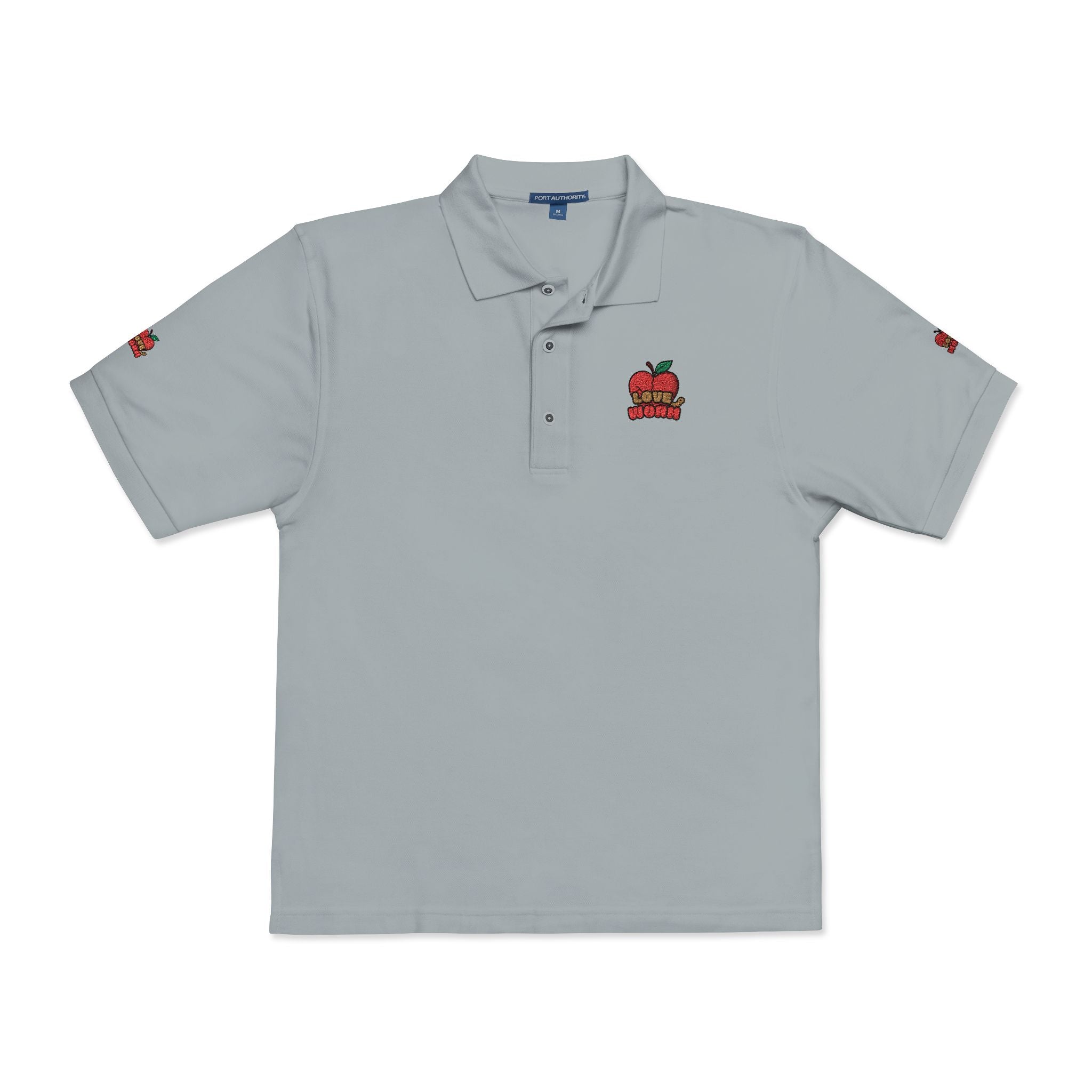 Embroidered Apple Logo Polo Shirt – Teacher Appreciation & School Spirit