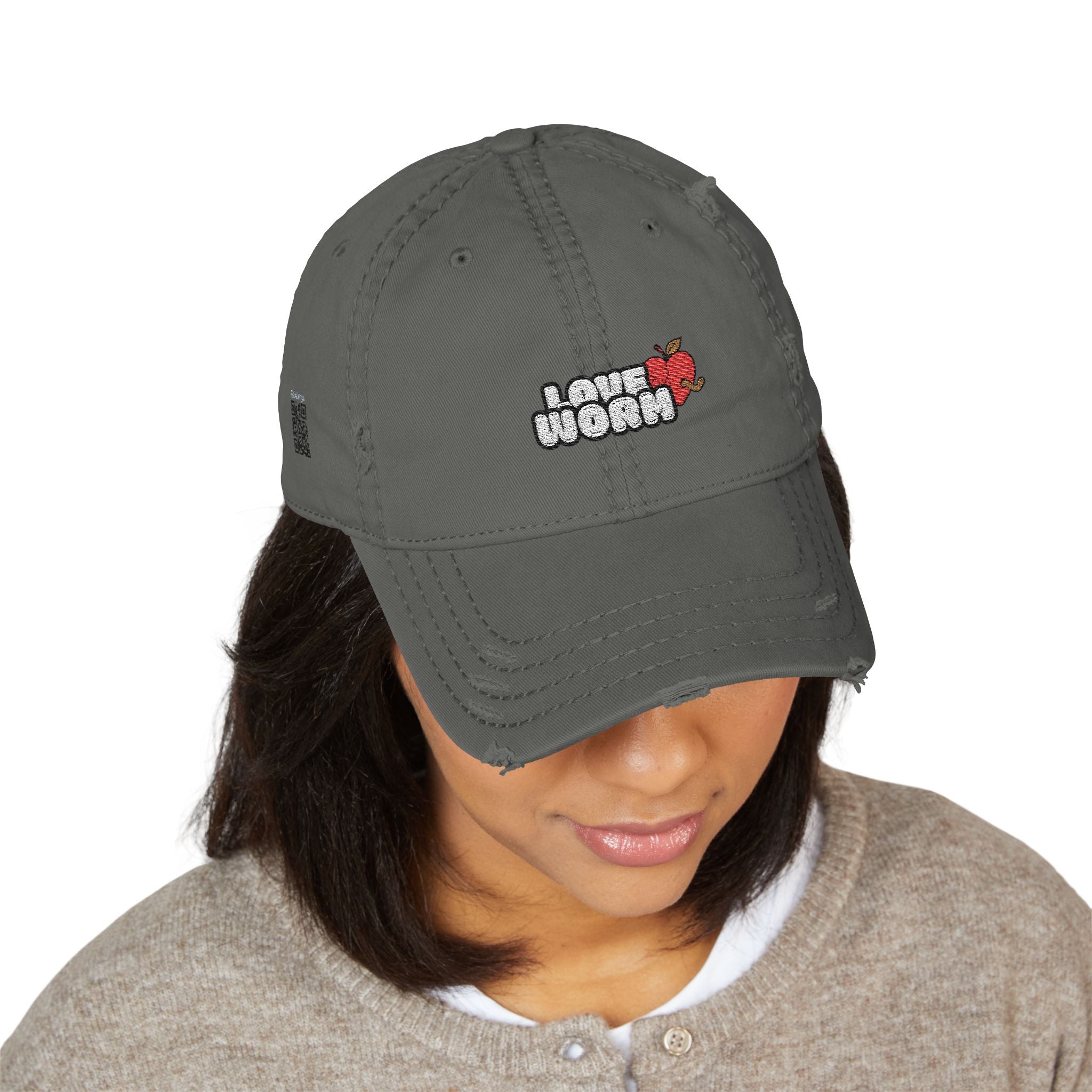 Distressed Dad Hat – 'I Ain't Worried' Embroidered Casual Cap