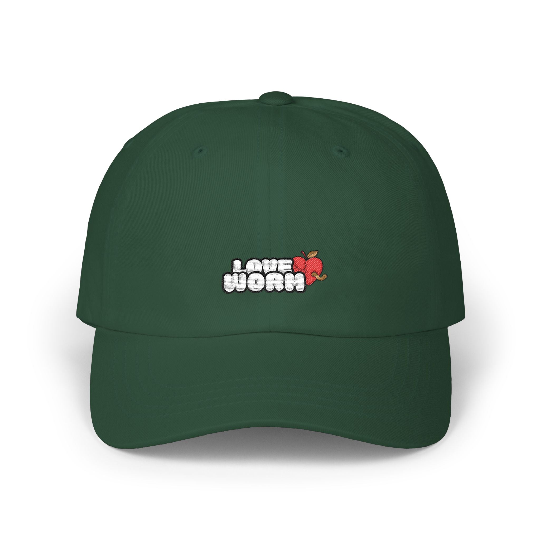 I Love Worm " (Embroidered) Baseball Hat