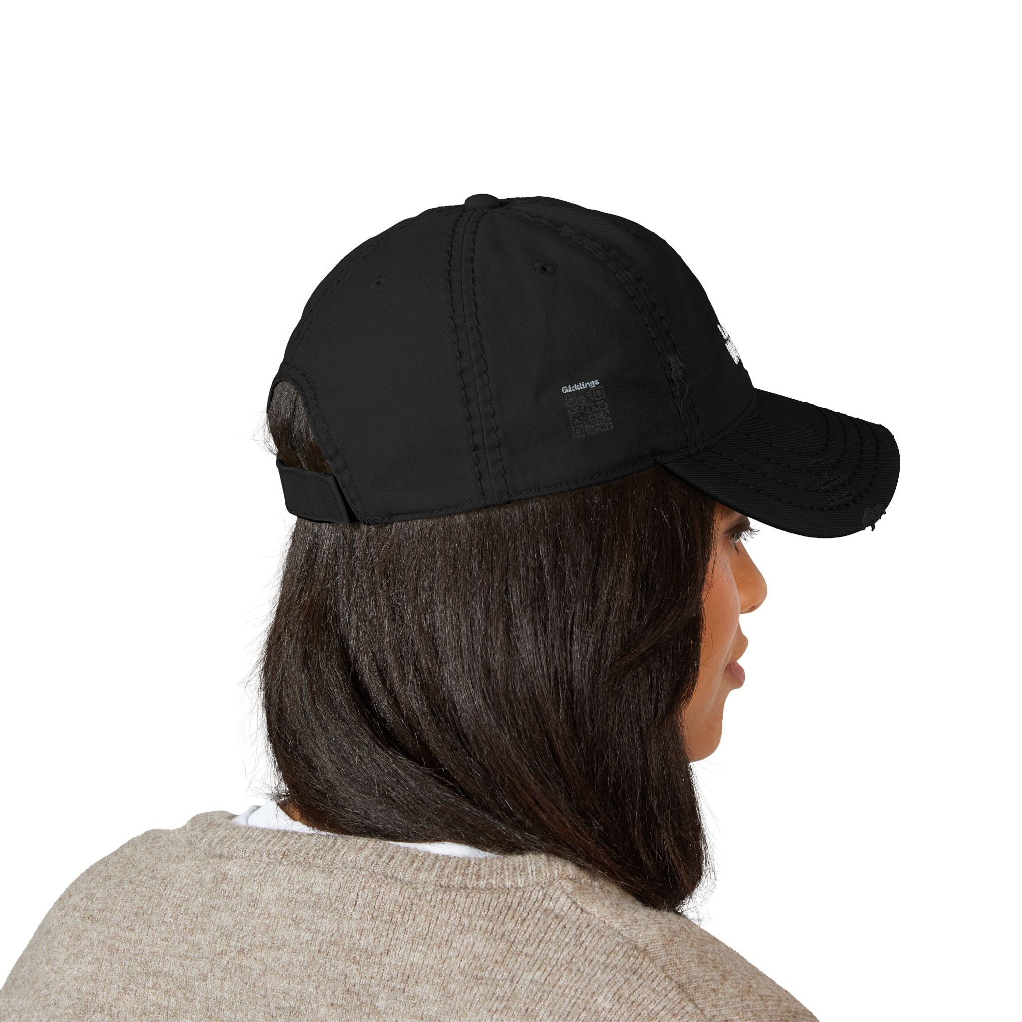 Distressed Dad Hat – 'I Ain't Worried' Embroidered Casual Cap
