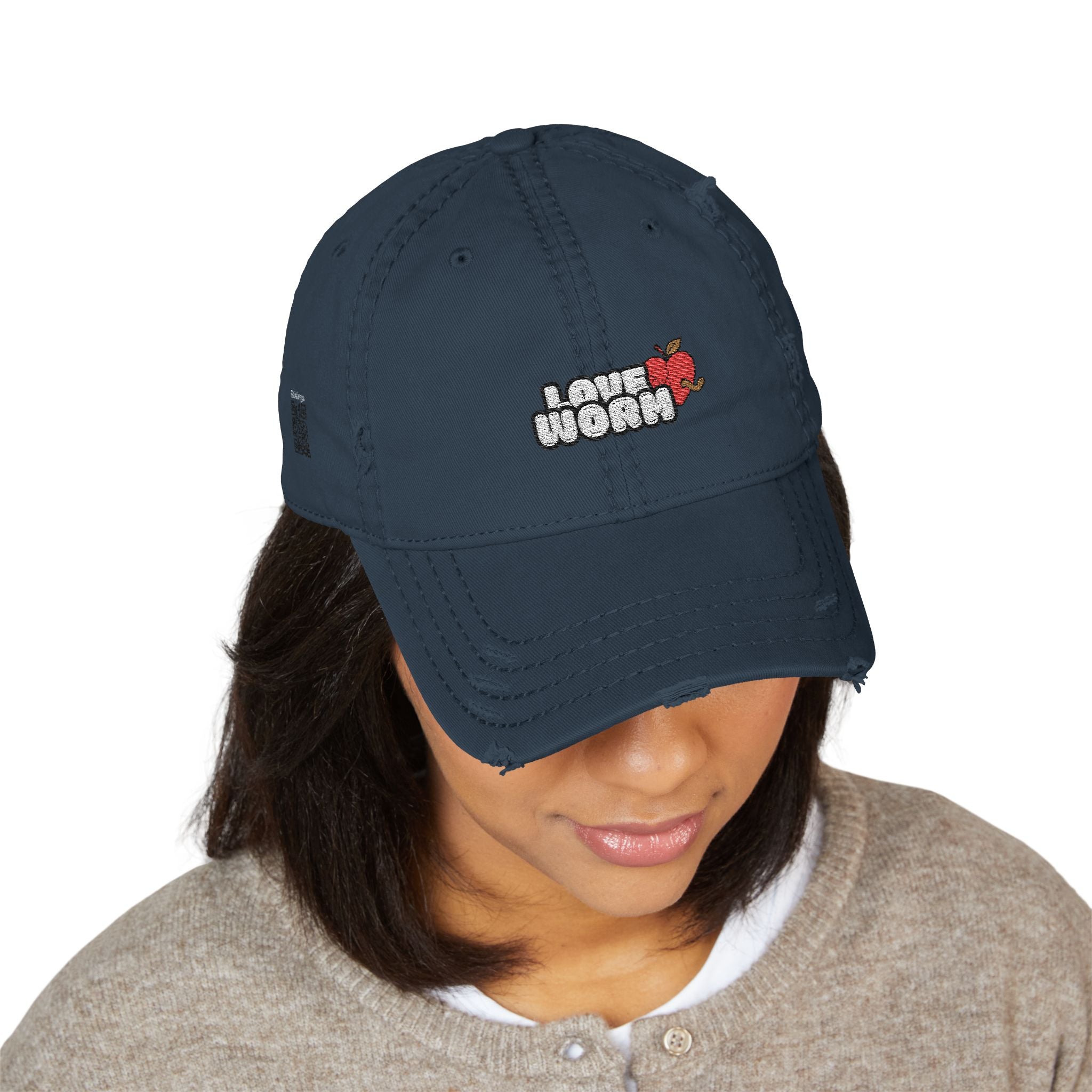 Distressed Dad Hat – 'I Ain't Worried' Embroidered Casual Cap