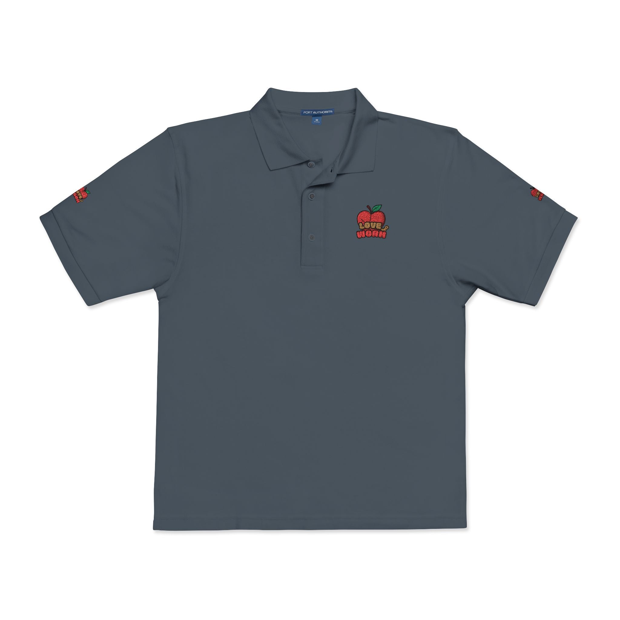 Embroidered Apple Logo Polo Shirt – Teacher Appreciation & School Spirit