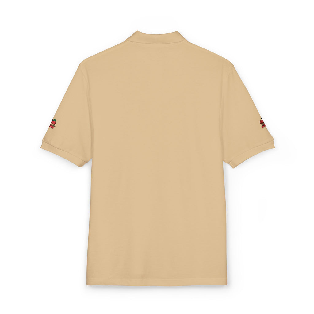 Embroidered Apple Logo Polo Shirt – Teacher Appreciation & School Spirit
