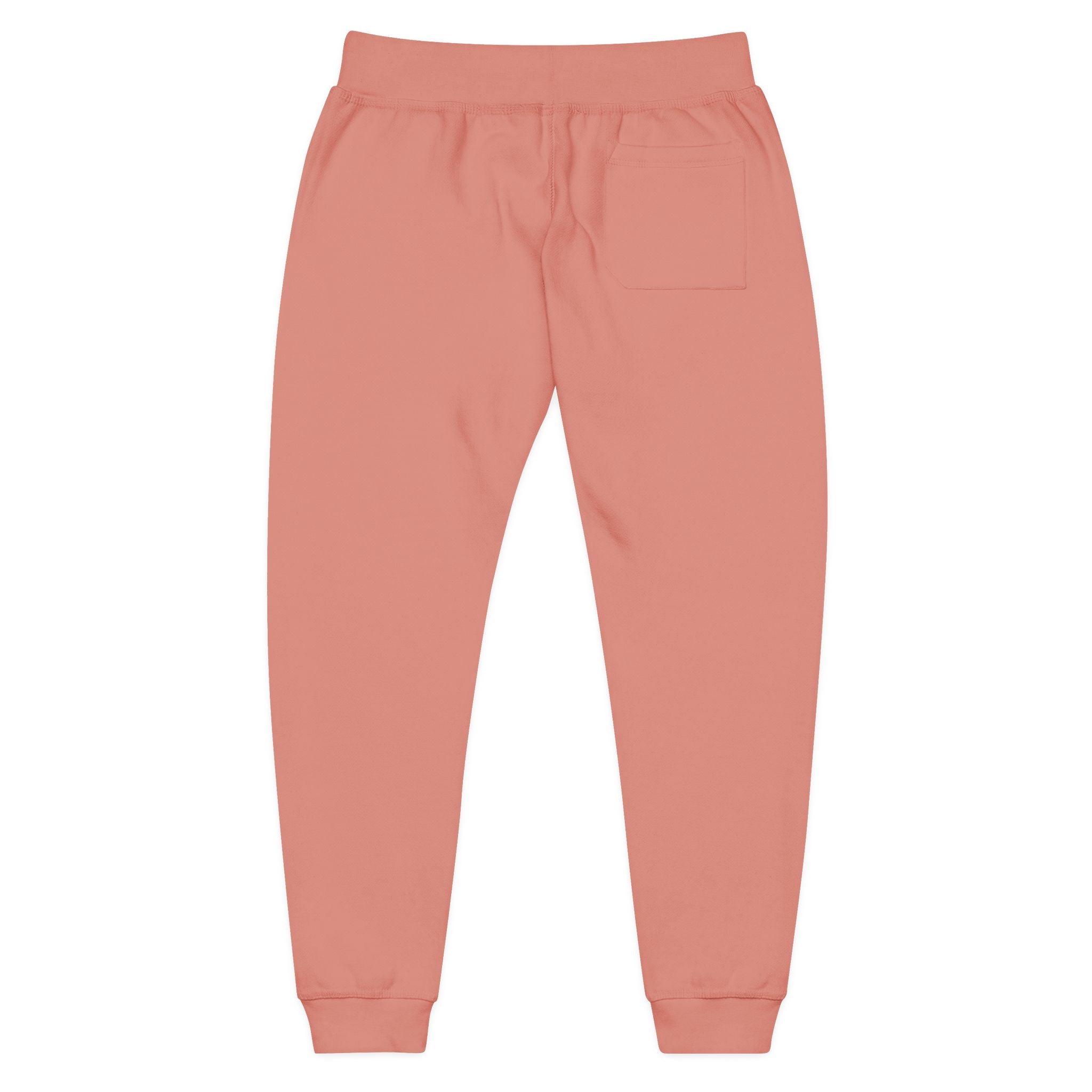 Embroidered Coral Fleece Sweatpants — Cozy Casual Joggers