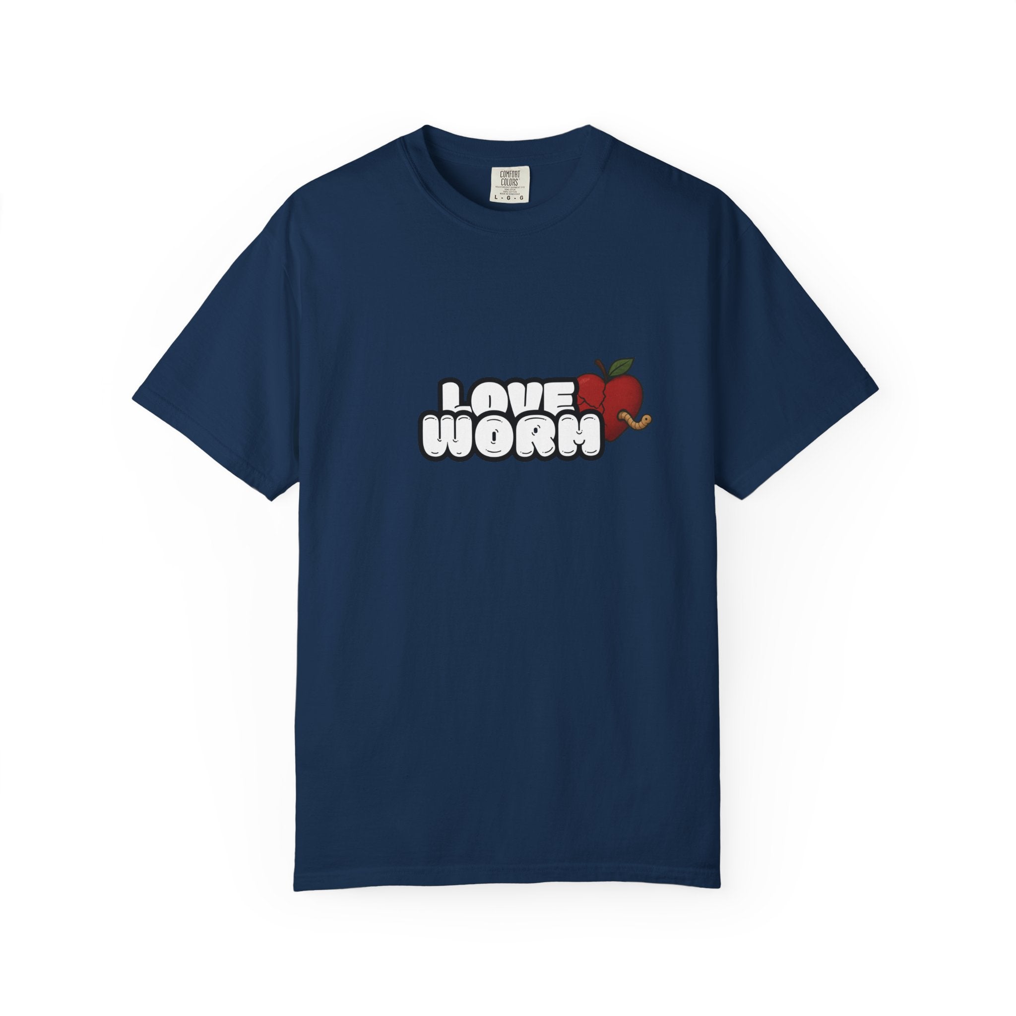 Love Worm T-Shirt — Cute Apple Cartoon Graphic Tee
