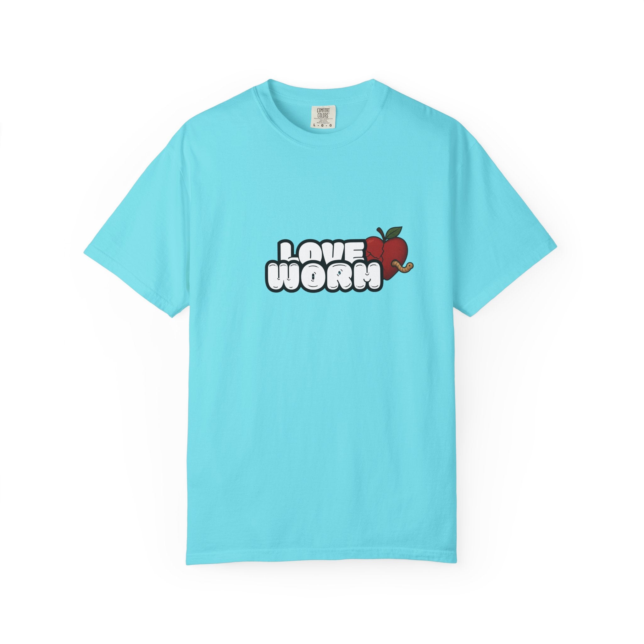 Love Worm T-Shirt — Cute Apple Cartoon Graphic Tee
