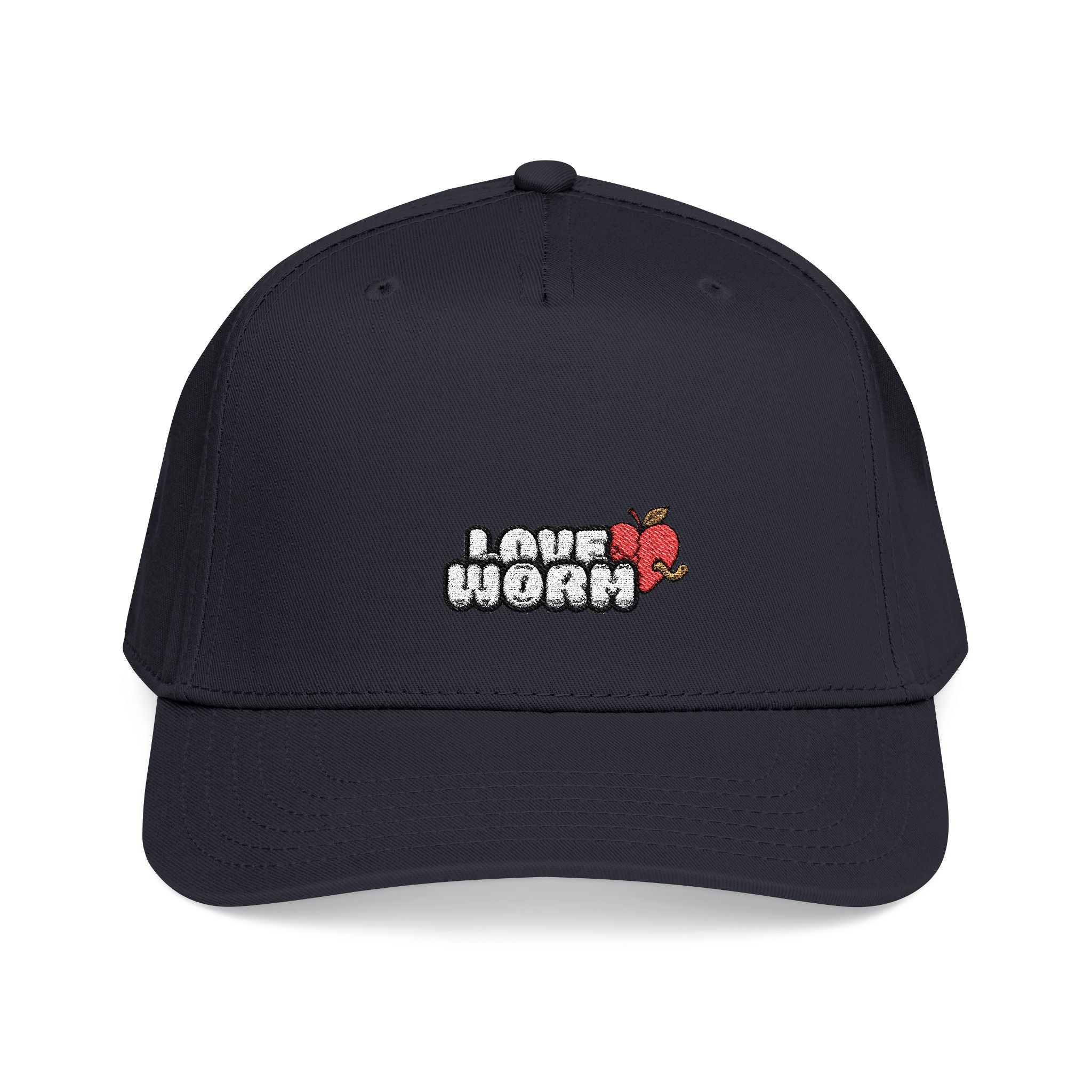 Love Worm Mid  Baseball Cap — 'I Love Nori' Sushi Graphic Hat